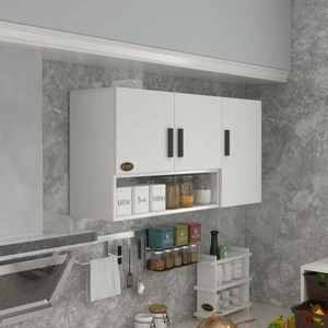Kenzlife hazır mutfak mirena32 byz 060*120*32 mutfak banyo dolabı kapaklı raflı