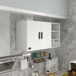 Kenzlife hazır mutfak fulvus22 byz 060*120*22 mutfak banyo dolabı kapaklı raflı