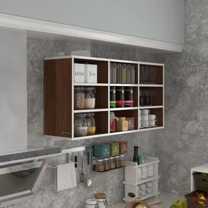 Kenzlife hazır mutfak hortus22 cvz 060*120*22 banyo dolabı raflı kapaksız arkalıklı