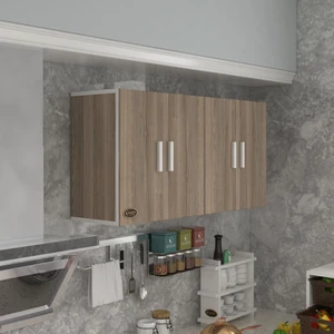 Kenzlife hazır mutfak merta crd 060*120*32 mutfak banyo dolabı kapaklı raflı