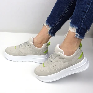 Baia Gri Yeşil Kadın Sneaker Ayakkabı