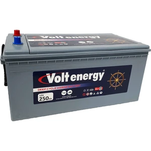 Energy 12 V 250 AH  Amper Deep Cycle Marin Bakımsız Akü ÜRETİM YILI:(2025)