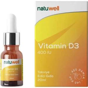 Vitamin D3 400 Iu Damla 20 ml