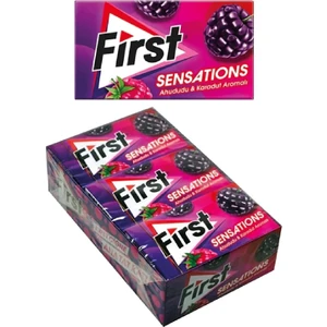 Sensations Ahududu & Karadut Aromalı Sakız 27 gr