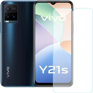 Vivo Y21S ile Uyumlu Ekran Koruyucu Şeffaf Temperli Kırılmaz Cam Ekran Koruyucu