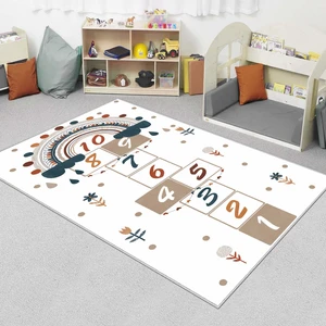 Confidence Home Makinede Yıkanabilir Kaymaz Taban Leke Tutmaz Antialarjik Çocuk Odası Halısı Oyun Matı