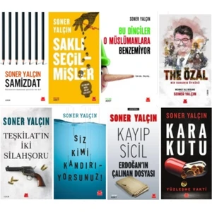 Soner Yalçın Set 8 Kitap (Samizdat-Saklı Seçilmişler-Bu Dinciler O Müslümanlara-The Özal+4 Kitap)