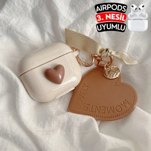 Airpods 3. Nesil Uyumlu Kalpli Koruyucu Kılıf, Darbeye Dayanıklı Kopçalı Silikon Kılıf