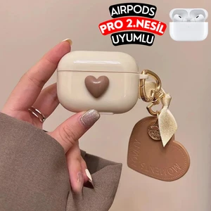 Airpods Pro 2. Nesil Uyumlu Kalpli Koruyucu Kılıf, Darbeye Dayanıklı Kopçalı Silikon Kılıf