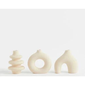 Minimal Vazo Set 3'lü Bohem Biblo Minyatür