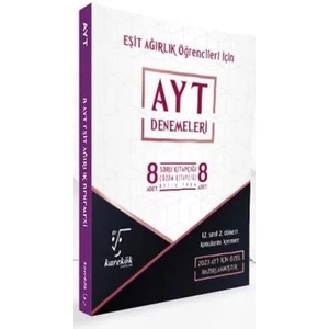Karekök Yayıncılık 2023 YKS AYT Eşit Ağırlık 8 Deneme