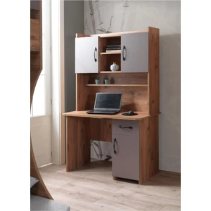 Erezoğulları Mobilya Genç Odası Kitaplıklı Dolaplı Çalışma Masası Rio 110X60X177CM