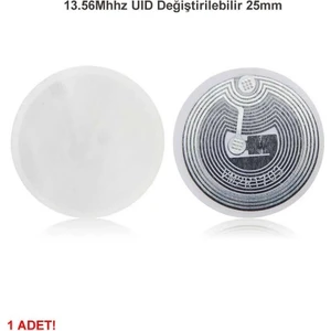 Roba 13.56MHZ Uıd Değiştirilebilir 25MM Rfid Etiket Nfc Okunabilir Yazılabilir Göstergeç 13.56 Mhz