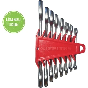 İki Ağız Anahtar Takımı Kısa Boy 8 Parça
