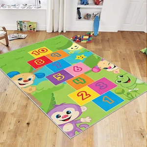 Life Decortiva Makinede Yıkanabilir Kaymaz Taban Leke Tutmaz Antialarjik Çocuk Odası Halısı Oyun Matı