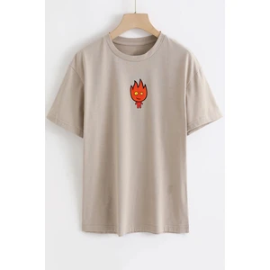 Ateş Avatar Baskılı T-Shirt