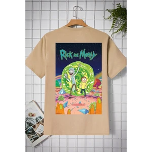 Rick And Morty Baskılı T-Shirt