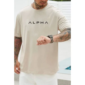 Alpha Baskılı T-Shirt