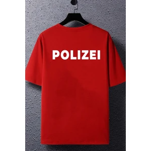 Polizei Baskılı T-Shirt