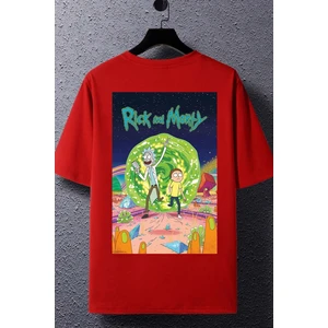 Rick And Morty Baskılı T-Shirt