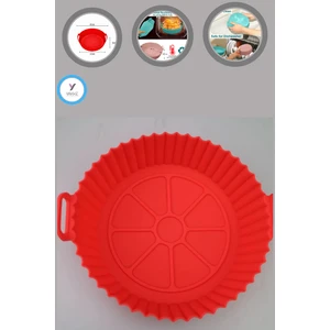 Silikon Pişirme Kap & Air Fryer Hava Fritözü Pişirme Kabı & Tüm Fritözlere Uyumlu