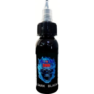 Burn Ink Koyu Siyah Dövme Boyası 30 ml