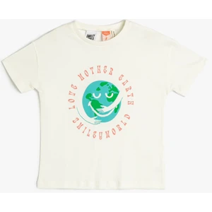 SmileyWorld® Tişört Lisanslı Kısa Kollu Bisiklet Yaka Pamuklu