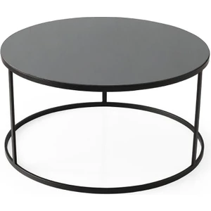 Sivas Gözde Mobilya Sedef Ayna Camlı Metal Orta Sehpa 80X40CM