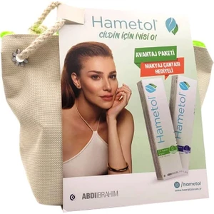 Hametol Cilt Bakım Kremi 30 gr + Onarıcı Bakım Kremi 30 gr + Makyaj Çantası Hediyeli