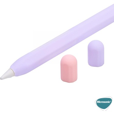 Microsonic Apple Pencil (2. Nesil) Kılıf Mat Silikon Sarı Fiyatı