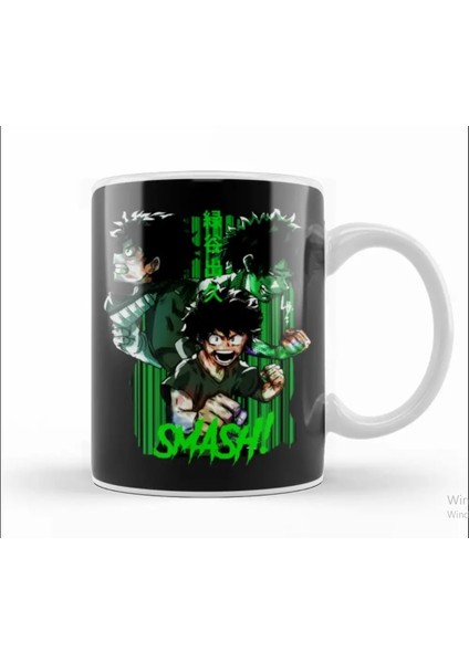 Midoriya Izuku Smash Kupa Bardak Porselen