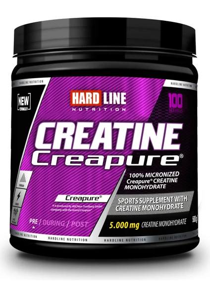 Hardline Nutrition Creapure 500 Gr - (Kreatin, creatine)