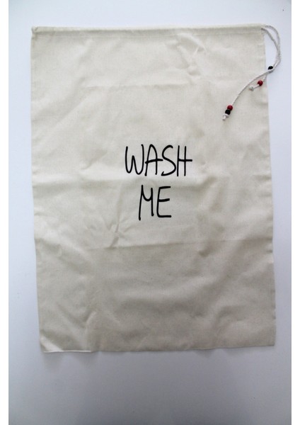 Wash Me Baskılı Çok Amaçlı Kirli Torbası 50 x 70CM fırsatları