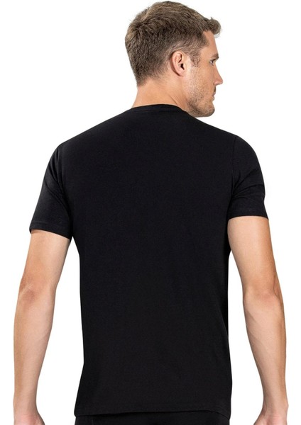 Erkek Sıfır Yaka Kısa Kol Atlet Fanila 111 - 3 Adet indirimleri