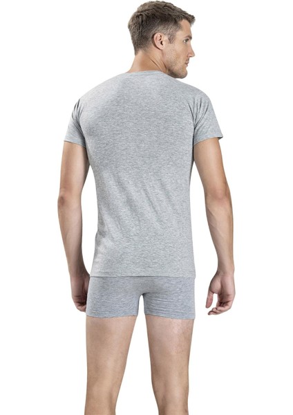 Erkek Sıfır Yaka Kısa Kol Atlet Fanila 111 - 6 Adet fiyatları