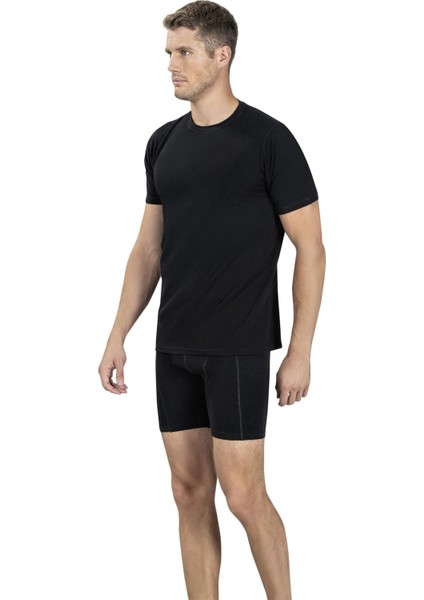 Erkek Sıfır Yaka Kısa Kol Atlet Fanila 111 - 6 Adet fırsatları