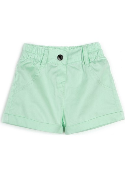 Basic Kız Bebek Mint Şort Şort Kız Bebek