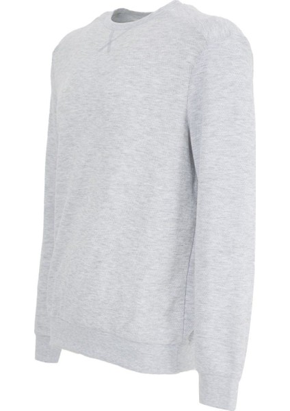 defy's Erkek Basic Sweatshirt Kar Melanj