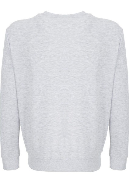 defy's Erkek Basic Sweatshirt Kar Melanj