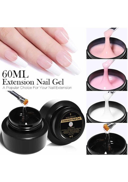 Nail Extension Gel Pembe 60 ml