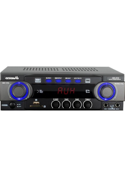 HD-510 100 Watt Stereo Iş Yeri ve Ev Anfisi 12 VOLT/220 Watt