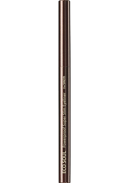 Eco Soul Powerproof Uzun Süre Kalıcı Suya Dayanıklı Süper İnce Eyeliner Choco Brown