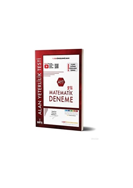 Ayt Matematik 5 Li Deneme Yazarın Kendi Yayını - Barış Çelenk