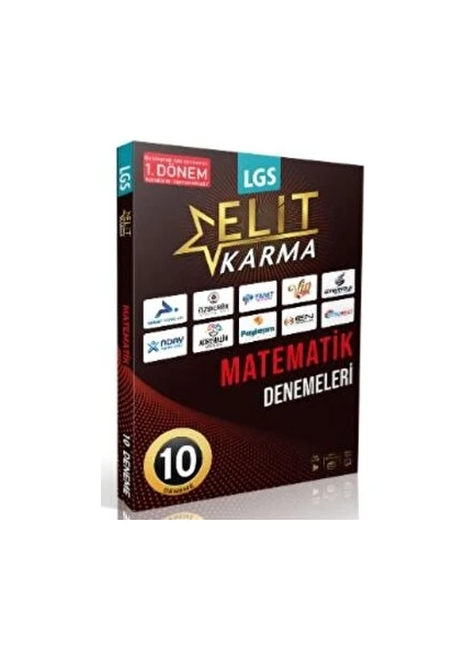 Prf Yayınları Elit Karma 8. Sınıf Matematik 10 Lu Deneme 1. Dönem