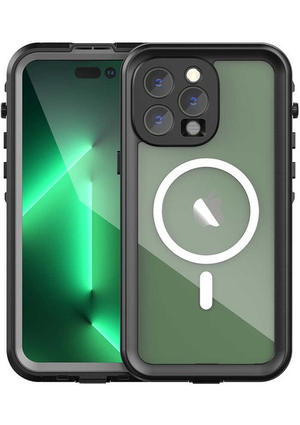 Apple iPhone 14 Pro Max Kılıf Su Geçirmez Toz Korumalı Tam Koruma Kılıf