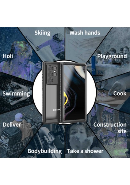 Galaxy S22 Ultra Kılıf Su Geçirmez Toz Korumalı Tam Koruma Kılıf fırsatları