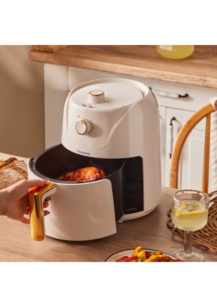 Airfryday 2504H 8 Farklı Programlı Airfryer 4,3 Lt Yağsız Fritöz