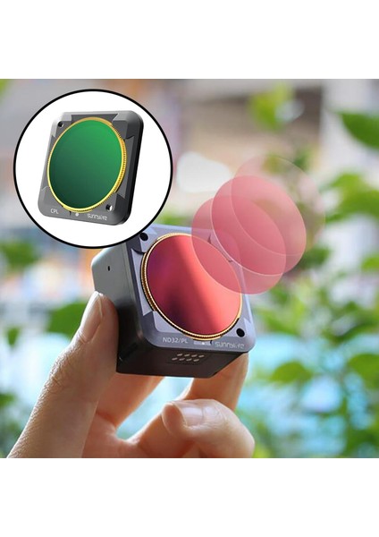 1 Adet Spor Kamera Kamera Lens Filtresi Magnetik Temizle Koruyucu Için Insta 360 Cpl Yeşil (Yurt Dışından)
