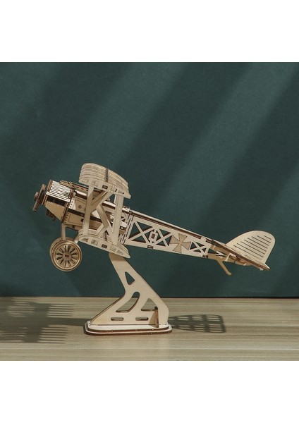 Uçak 3D Ahşap Bulmaca Oyuncak (Yurt Dışından)