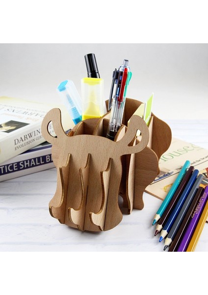 Wude 002 Rhino Pen Tutucu Telefon Stand Ahşap Bulma Board Mod (Yurt Dışından) fırsatları